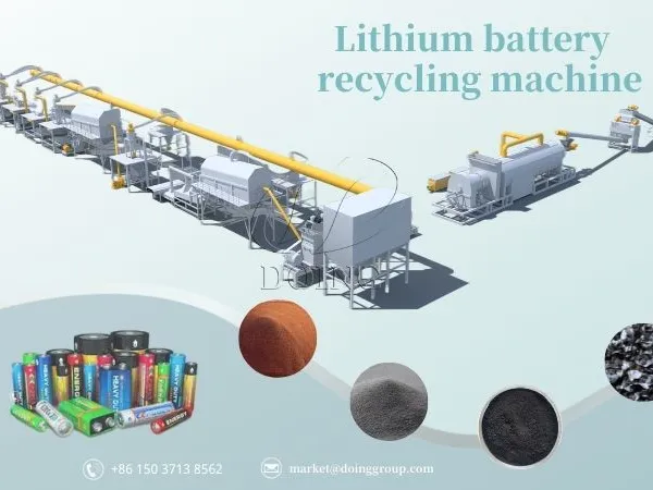 Mobile Phone Lithium Ion Battery Recycling Machine