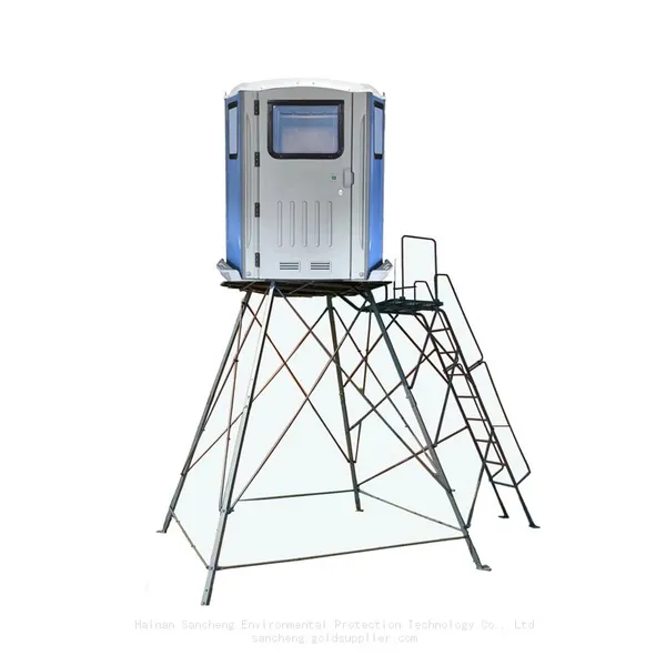 Outdoor Hunting Lounge Hunting Platform HDPE Full Plastic Steel Structure Fishing House photo-3