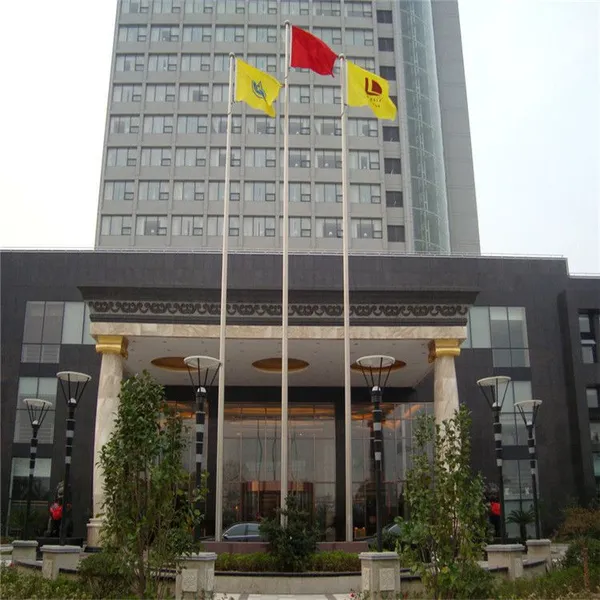 Tapered Manual 304 Stainless Steel Flagpole, Customized Thickened Wind-Resistant and Rust-Proof Flagpole for Schools and Enterprises photo-3