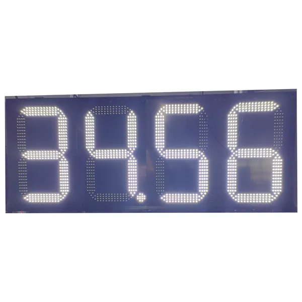 18 Inch 88.88 8.889/10 Fuel Station Price Sign Boards Led Display Petrol Station