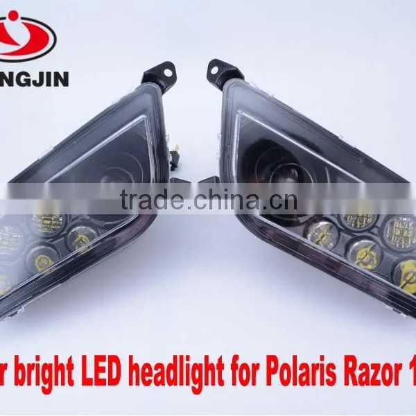 Best Price LED Headlight for 2014 Polaries RZR XP 4 1000 EPS ATV UTV Parts photo-3