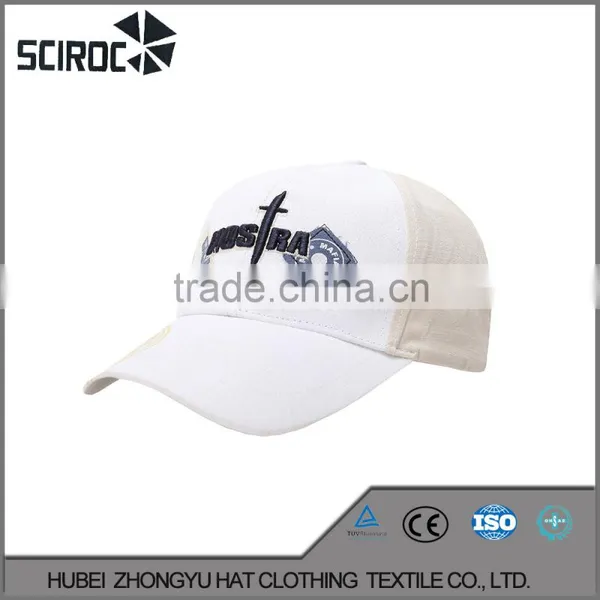 Custom Flat Brim Baseball Mesh Embroidery Trucker Cap Quality Choice photo-5