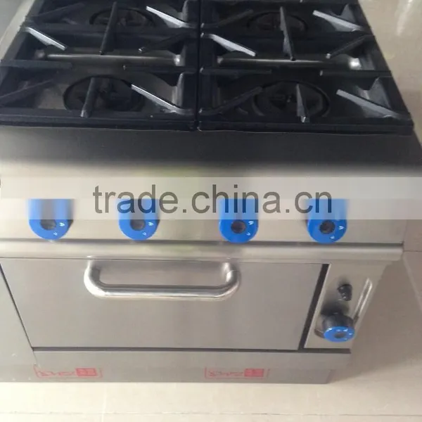 Luxury Western Kitchen Equipment Gas Burner Cooker With Cabinet photo-4