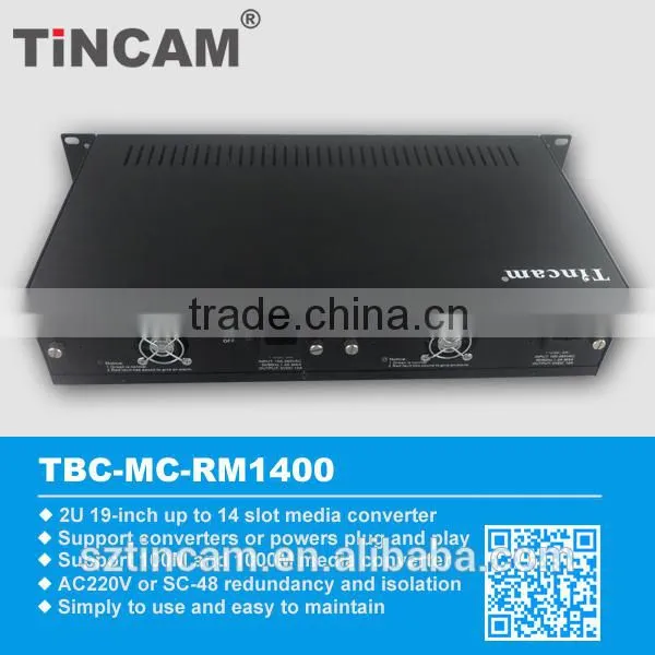Network Solution China Product for Externalpower Supply:14 Slots 2U Blake Media Converter Chassis photo-6