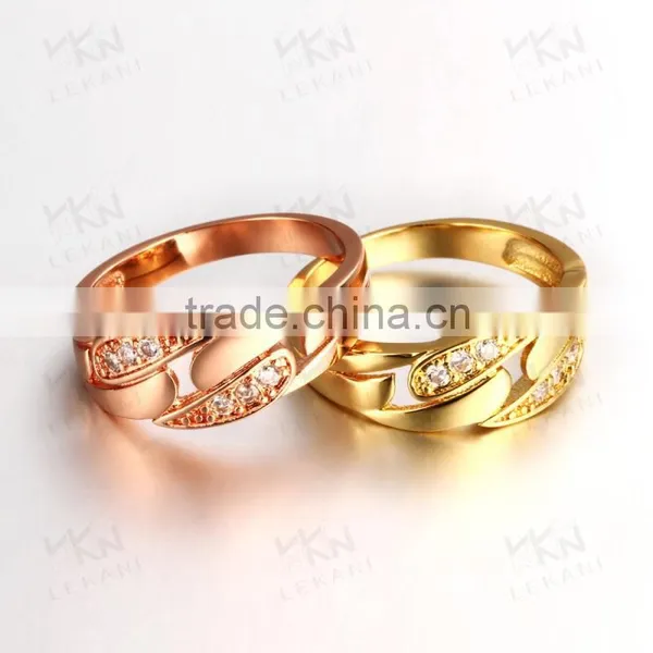 New Hong Kong Gold Plated Jewelry Wedding Ring Wholesale photo-2
