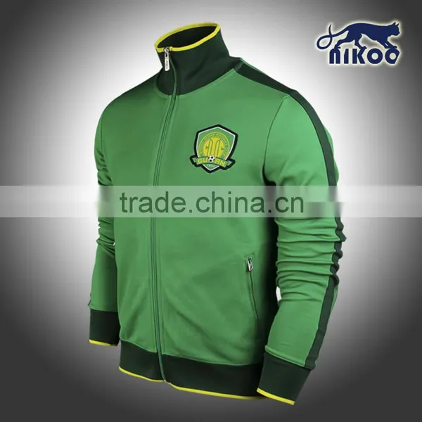 Thai Quality Custom Track Jacket Warmup Tops With Embroidery