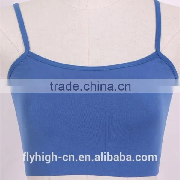 Ladies Wholesale Sports Bra Custom Singlet photo-3