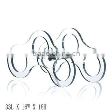 GH-RZ261 High Polished Durable and Elegant Acrylic Wine Bottle Display Rack photo-3