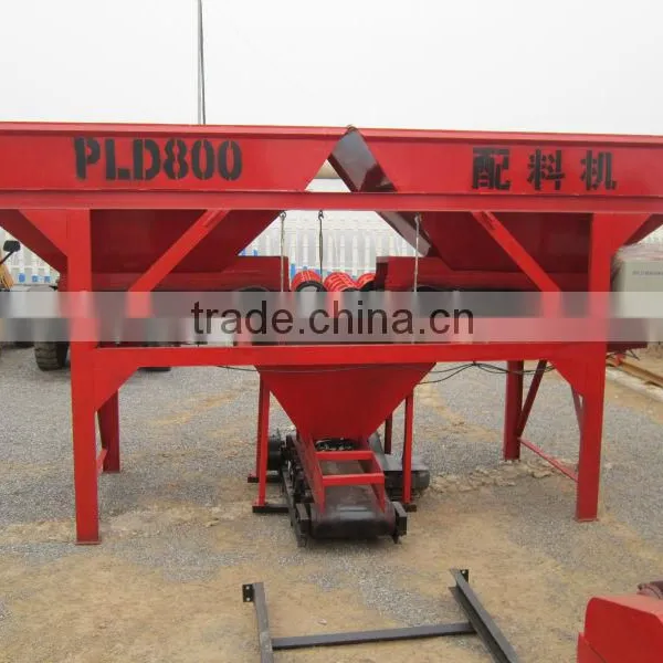 2 bins automatic concrete batching plant