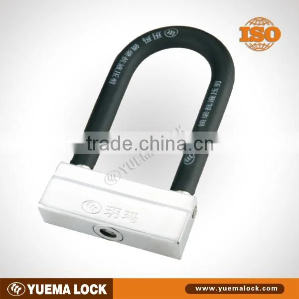 Motorcycle U Lock, Hardened Shackle, Double Locking, High Security Cylinder photo-2