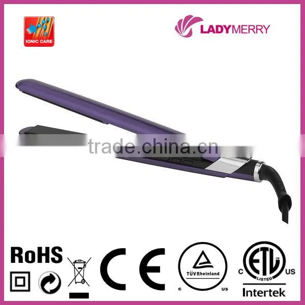Best Seller Slim LED 460F Nano Silk Iron Hair Straightener With CE for Private Label