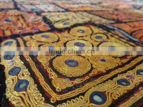 Handmade Vintage Maharaja Carpet, Patchwork Rug old, Antique Luxury Wall Art, Royal Wall hanging, King Carpet, Rectangle