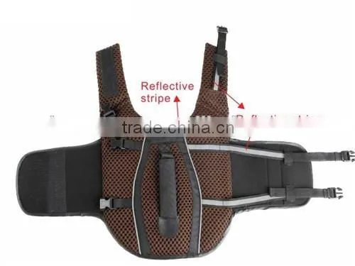 Pet High-perrformance Doggy Flotation Vest Dog Lift Jacket Brow 30cm photo-2