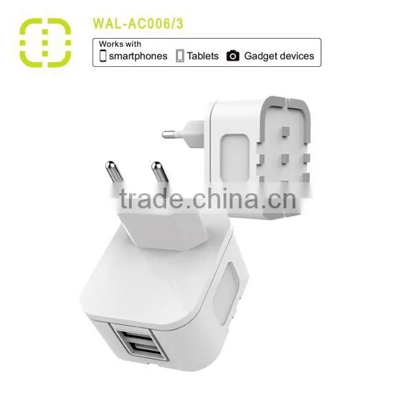 2015 Newlly Walnut 3.4A Universal Wall Charger photo-4