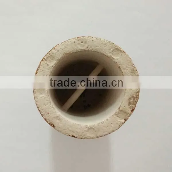 Round Thermal analysis Sampling cups to measure carbon and silicon content in iron casting industry