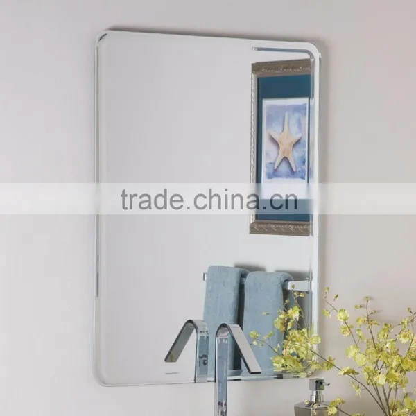 High Quality Bathroom Mirror Glass With Doubelc Coated Paint photo-4
