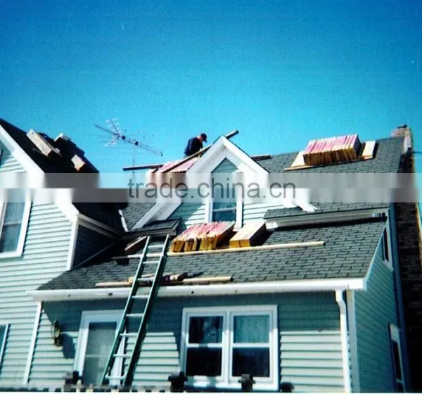 Standard 3-tab Colorful Fiberglass Asphalt Shingles Roofing Material photo-6
