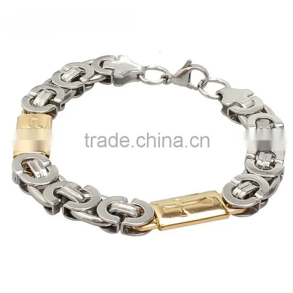 Kindy Jewelry JCB0228 Punk Style Fashion Bracelet Men 316l Stainless Steel Supplier's Choice photo-2