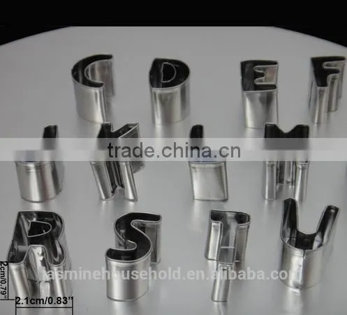 High Quality Hot Selling 26 Pcs Letters Stainless Steel Cookie Cutters photo-4