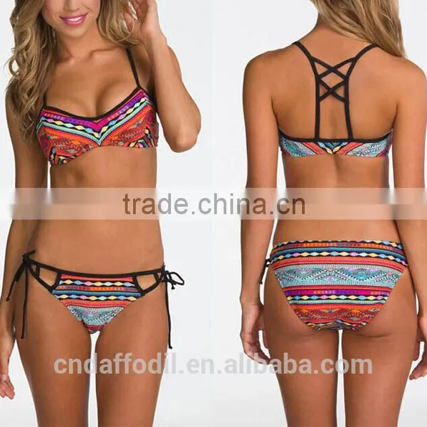 Best Sale Sexy Swimwear for Women Push Up Padded Top Swimsuit Bathing Suit Sublimation New Style Bikinis Swimwear photo-5