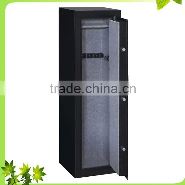 Portable Gun Cabinet Laptop Size Hotel Safe Anti-burglary Money Steel Fingerprint Safe Box Grey Home Digital Safe Deposit Box photo-6