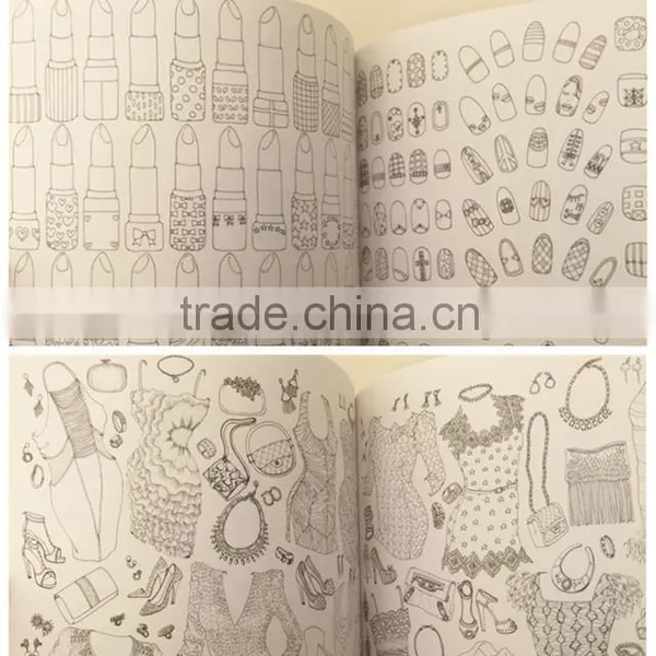 Wholesale Secret Garden Series Fashion Cafe Coloring Books for Adult photo-3