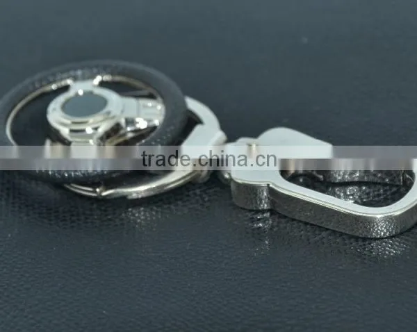 Fashion High Quality Carwheel Shape Metal Keychain photo-2