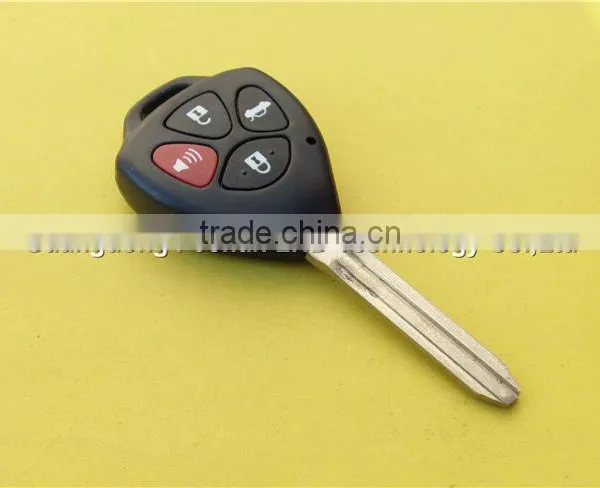Uncut TOY43 Blade 4 Buttons Replacement Remote Key Shell for Toyota Camry Blank Key photo-4