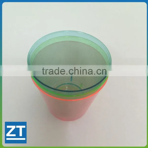 1-oz Blue&Pink&Green Disposable Plastic Shot Glass