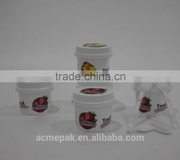 100ml IML Yogurt Jelly Pudding Plastic Cup