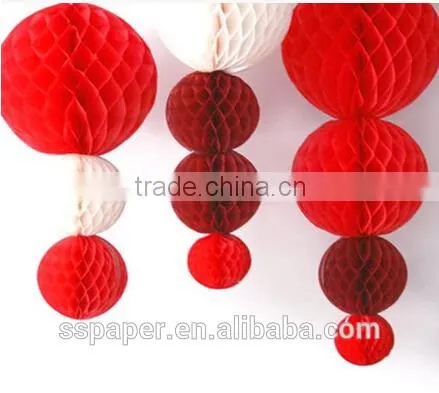 Paper Honeycomb Ball for Wedding & Party & Home & Event Decorations photo-3