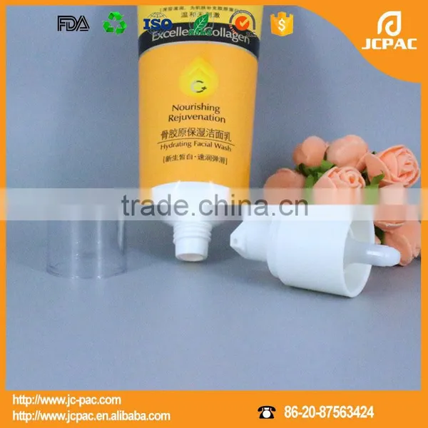 Plastic Tube With Airless Pump Nozzle, 100ml Cosmetic Tube for Facial Wash photo-4