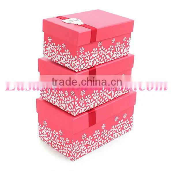 Wholesale Gift Box Snowflake Small Square Shape Decorative Christmas Gift Boxes photo-2