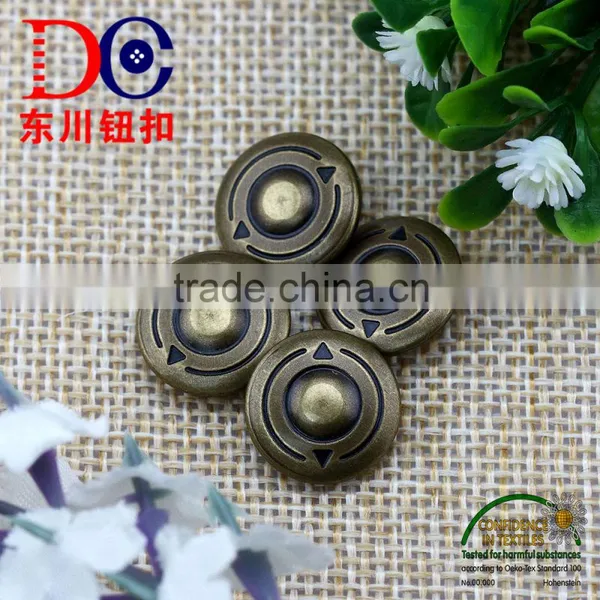 Fashion Antique Brass Plating Metal Button Four Parts Snap Button for Coat photo-5