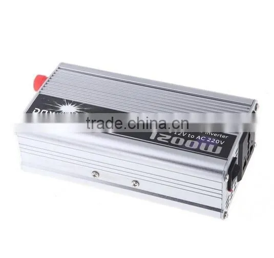 1200W WATT DC 12V to AC 220V Portable Car Power Inverter Adapter Charger Converter Transformer photo-4
