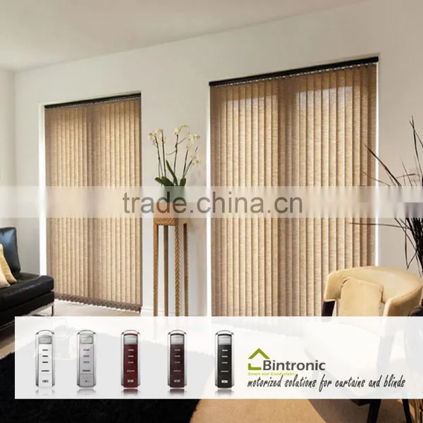 Bintronic Taiwan Decoration Home Persianas Motor Motorized Vertical Blinds With Vertical Blinds Spacer photo-4
