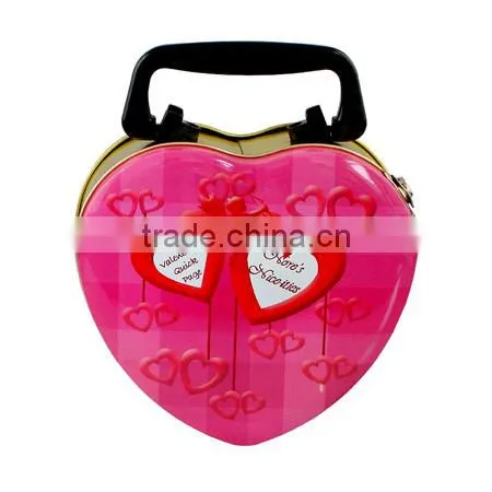 Heart Shape Gift Tin Box With Moving Word for Your Love photo-4