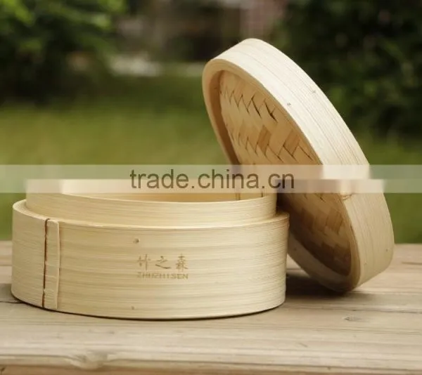 Reasonable Eco-friendly Chinese Hot Stamped Kitchenware Bamboo Steamer photo-2