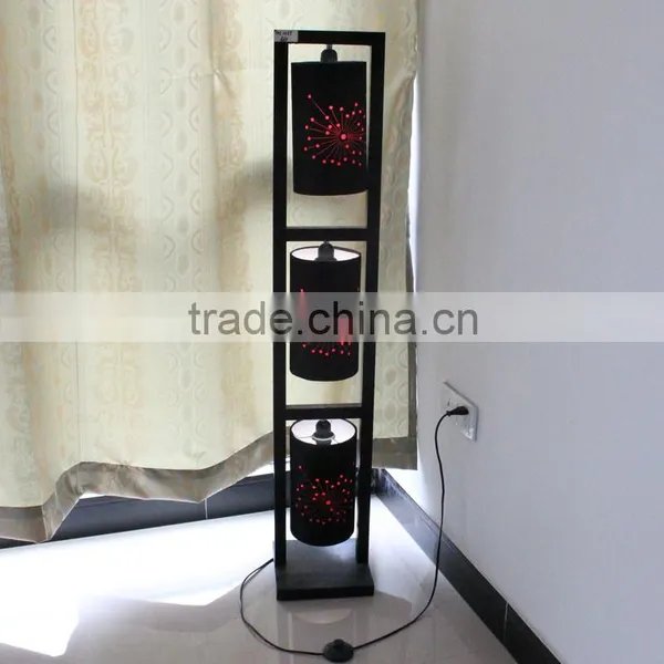 2016 Hot Sale Chinese Style Wooden Flooe Lamp photo-3