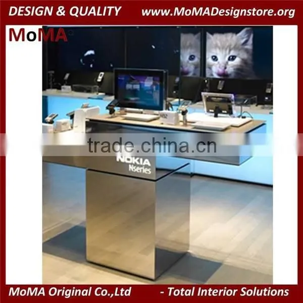 Mobile Phone Shop Stainless Steel Exhibition Stand
