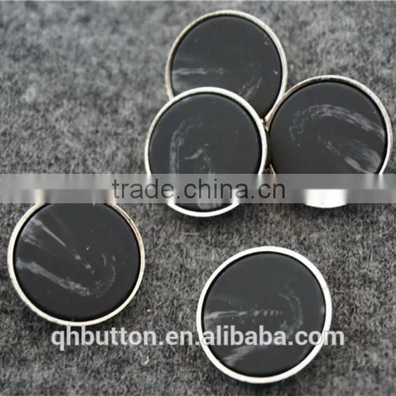 METAL MATT RESIN BUTTON FOR COAT photo-2