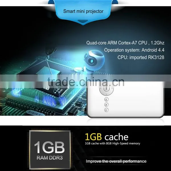 Cloudnetgo CRD1 4k Projector RK3188 Good Chip With Dual Wifi Anc Xbmc Located Projector Screens Star Shadow Projector Lights photo-3