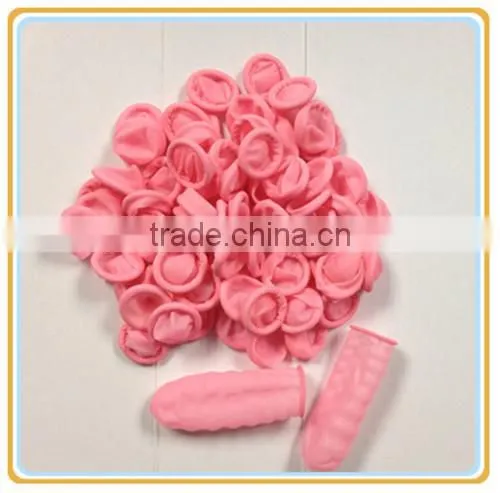 Cleanroom 100% Latex Pink Anti-static Finger Cot photo-6