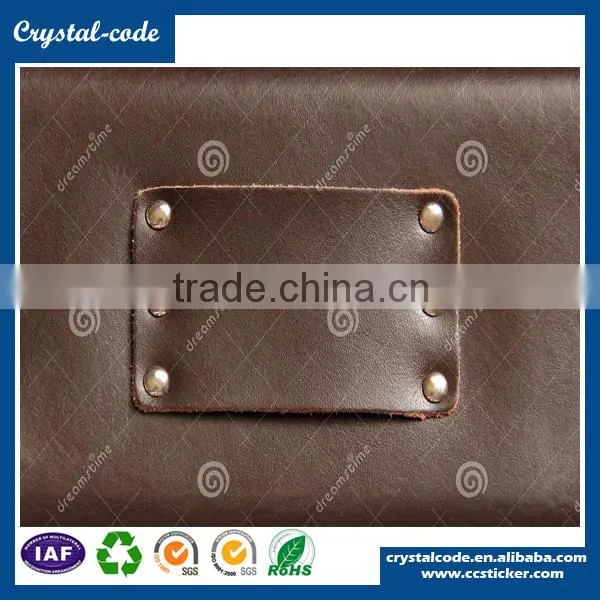 Custom Embossed Garment Jeans Faux Leather Label Quality Choice photo-4