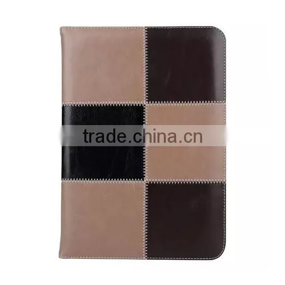 Accept Small Qty Factory Handheld Fashion Grid Leather Tablet Cover for Ipad Air 2 photo-4