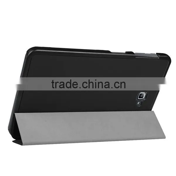 Three Fold Flip Leathe Case Cover for Samsung TAB A 10.1 photo-2