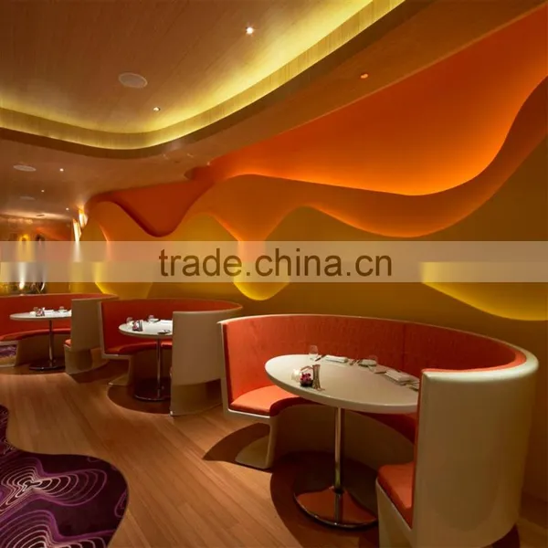 2 Person Seating Booth Table and Chair for Coffee Shop YR7026 photo-2