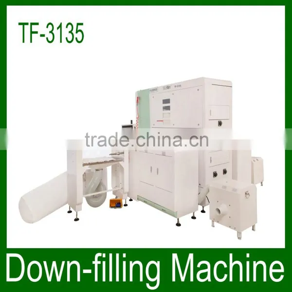 1Fully Automatic Down-filling Machine/Natural-filled Duvets /down Jackets Filling Machine for Low Price Tf-3135