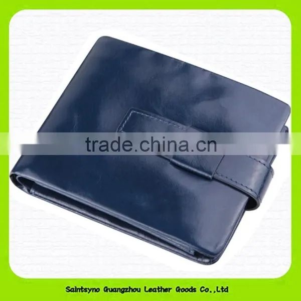 15627A Top Quality Factory Outlet Durable Leather Tri-fold Men Wallet