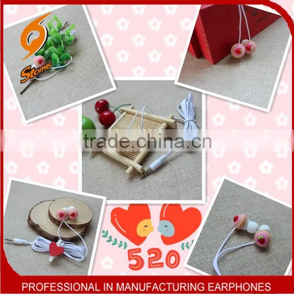 Cartoon Cake Earphones For Mobile, ,Earphone for Kids photo-6